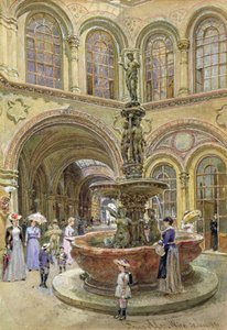Budova banky a burzy, Herrengasse, Vídeň, 1891