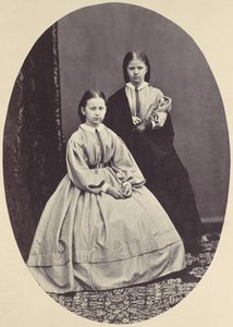 [Portrét dvou dívek], 50.–60. léta 19. století.