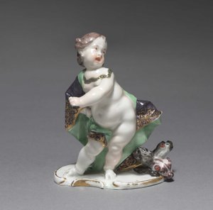 Pluto, výrobce Nymphenburg Porcelain Factory, kolem 1760 od Franz Anton Bustelli