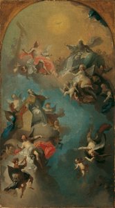 Nanebevzetí svatého Augustina do nebe od Franz Anton Maulbertsch