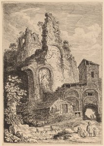 Starý palác v Tivoli od Franz Edmund Weirotter