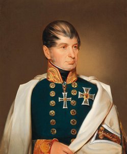 Arcivévoda Maxmilián Josef Rakousko-Este 1782-1863 jako velmistr Řádu německých rytířů.