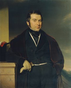 Gentleman s cylindrem a rukavicí od Franz Eybl