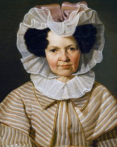 Portrét Therese Burger Bischof, obraz Franze Eybla (1806-1880)