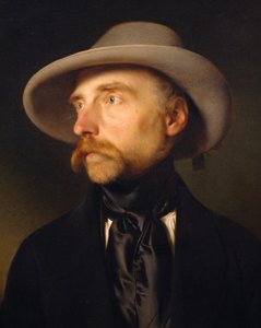Portrét malíře Franze Wipplingera (1762-1812), obraz Franze Eybla (1806-1880)