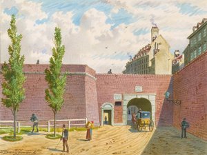 Fischertor ve Vídni od Franz Gerasch