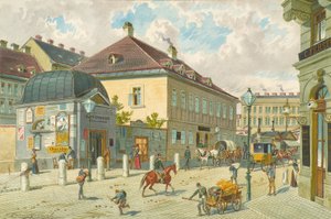Linka Mariahilfer ve Vídni od Franz Gerasch