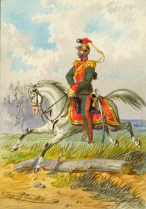 voják na koni od Franz Gerasch