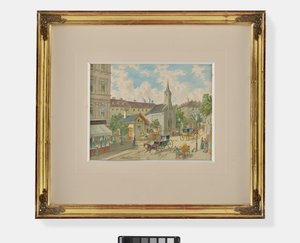 Vídeň - Währing, kolem roku 1890 od Franz Gerasch
