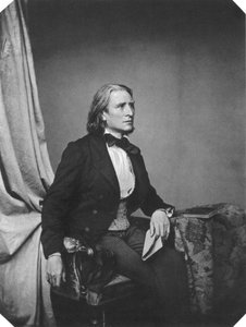 Franz Liszt, maďarský skladatel a pianista, c1860