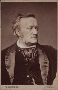 Portrét skladatele Richarda Wagnera 1813-1883, před rokem 1877. od Franz Hanfstaengl