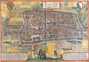 Plán Maastrichtu (Traiectum), Nizozemsko (lept od Franz Hogenberg