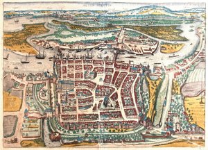 Štětín, Polsko (rytina