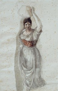 Italka nesoucí džbán