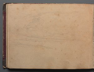 Album s Pohledy na Řím a okolí, Krajinářské studie, strana 29b: Krajinná studie.