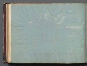 Album s pohledy na Řím a okolí, Landscape Studies, strana 36b: Cloud Study. od Franz Johann Heinrich Nadorp