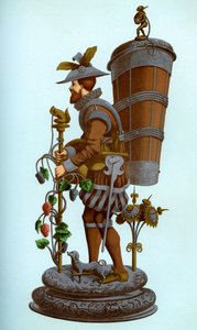 Německá stolní ozdoba ze smaltované a zlacené mědi, konec 16. století, 1870. od Franz Kellerhoven