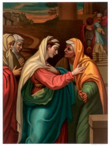 Navštívení, 1518-1519 1870 od Franz Kellerhoven