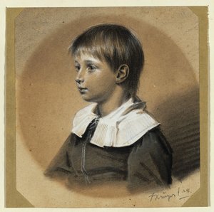 Hermann Wichmann jako dítě od Franz Krüger
