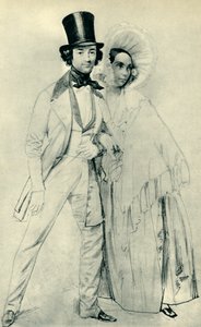 Paul a Amalie Taglioni, 1839, 1943. od Franz Krüger