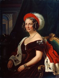 Portrét královny Frederiky Hannoverské, 1778-1841, 19. století.