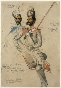 Uralský gardový kozák od Franz Krüger