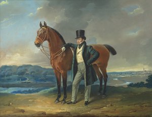 Wilhelm Christian Benecke von Groditzberg, 1828 (pastel na papíře položeném na plátně)