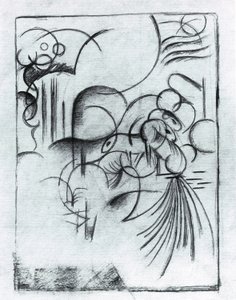 Abstraktní kompozice od Franz Marc
