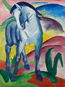 Modrý kůň I od Franz Marc
