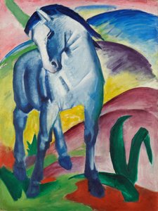Modrý kůň I od Franz Marc