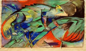 chameleón od Franz Marc