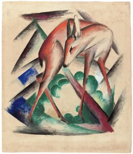 Jelen, 1912 od Franz Marc