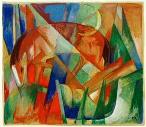 Fabletier II (Pferd) od Franz Marc