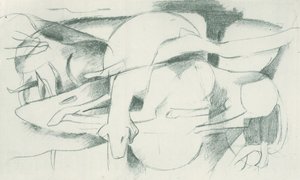 Franz Marc - Skicák z terénu - List 04 od Franz Marc