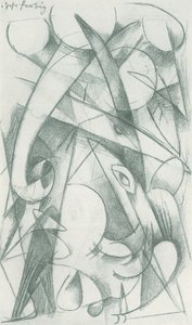 Franz Marc - Skicák z terénu - List 09 od Franz Marc