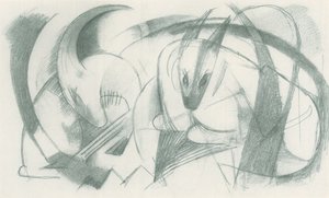 Franz Marc - Skicák z terénu - List 13 od Franz Marc
