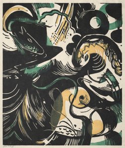 Genesis II od Franz Marc
