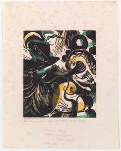 Genesis II od Franz Marc