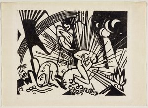 Německy: Versöhnung Smíření od Franz Marc