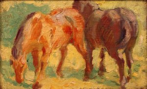 Obrázek malého koně od Franz Marc