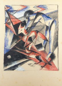 Noe a liška, 1913 od Franz Marc