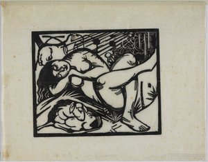 Spící pastýřka od Franz Marc