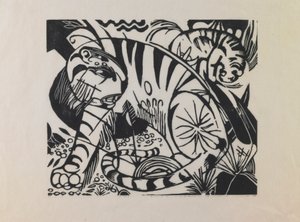 Tygr od Franz Marc