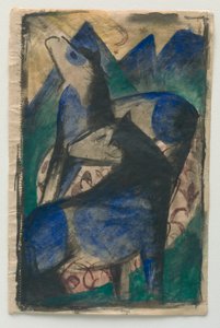 Dva modří koně. od Franz Marc