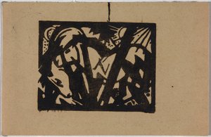 Divoký kůň od Franz Marc