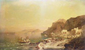 ostrov Capri, od Franz Richard Unterberger