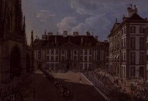 Vstupní průvod švýcarského sněmu do Bernu od Franz Schmidt