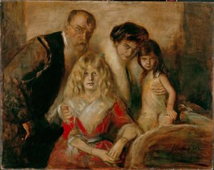 Rodina Lenbach od Franz Seraph von Lenbach