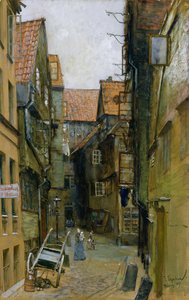 Matthiasstrasse v Hamburku, 1891