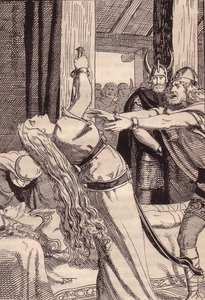 Ilustrace k filmu Edda: Germánští bohové a hrdinové od Hanse von Wolzogena